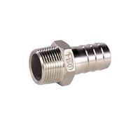 Raccord cannelé inox droit à visser M 1" 1/4 Ø 32 mm Sféraco