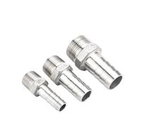Raccord cannelé mâle 304SS 6-20mm 1/8-1/2"(6mm Hose,3/8")