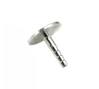 Raccord cannelé pour tuyau Raccord de tuyau sanitaire SS304 avec embout cannelé, adaptateur sous vide en acier inoxydable KF16-50 for CNC, 1 pièce(10mm x 25)