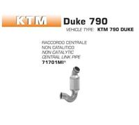 Raccord Central D'Échappement Dekat Racing KTM Duke 790 2018-2019-2020