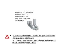 RACCORD CENTRAL NON CATALYTIQUE ARROW POUR DUCATI HYPERMOTARD 950 / SP 2022-20