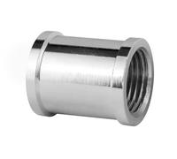 Raccord chrome et laiton à double IG 1/2 pouce Raccords filetés Résistant à la corrosion - raccords pour installations d'eau
