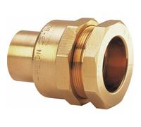 Raccord circuit gaz - tuyau PE 32 mm - à braser sur tuyau cuivre 28 BRICOZOR