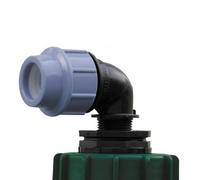 Raccord compression coudé à 90° pour raccorder une pompe immergée - CEMO - 7656