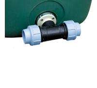 Raccord compression en T 2" avec bride incluse - CEMO - 7662