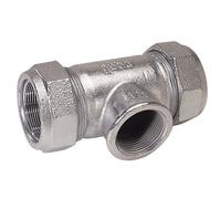 Raccord compression fonte té taraudé T 17.2x17.2xF3/8" - GEBO : 01.150.04.00