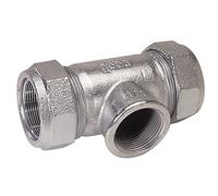 Raccord compression fonte té taraudé T 21.3x21.3xF1/2" - GEBO : 01.150.04.01