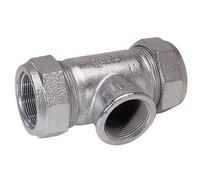 Raccord compression fonte té taraudé T 21.3x21.3xF1/2"- GEBO - 01.150.04.01