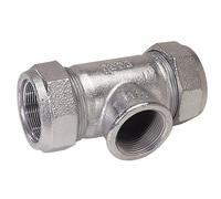Raccord compression fonte té taraudé T 26.9x26.9xF3/4" - GEBO : 01.150.04.02