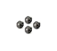 Raccord compression XSPC G1/4"""" 3/8"""" ID 1/2"""" OD V2 pour tubes souples, noir chrom , lot de 4