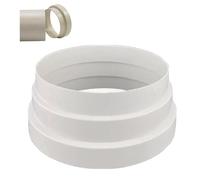 Raccord connecteur pour conduit de ventilation rond d’un diamètre Raccord Réducteur Universel Ø 100-200 mm,Il Suffit Découper le Réducteur au Diamètre dont Vous avez Besoin (180-200mm)