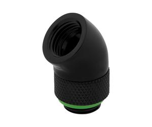 Raccord Corsair CX-9055002-WW - Laiton Noir - Filetage 1/4" - Adaptateurs Rotatifs 45° - Pour Système de Refroidissement Liquide (Lot de 2)