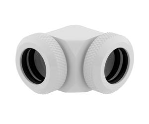 Raccord coudé 14 mm Corsair XF Hardline 90 blanc - Lot de deux (CX-9052020-WW)
