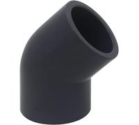 Raccord coude 45 degré pvc piscine manchon a coller coude pression embout arrosage jardin angle agricole.[S112]