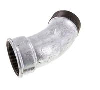 Raccord coudé 45deg R2 1/2'' Mâle x Rp2 1/2'' Femelle Fonte 25bar (351.25psi)