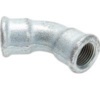 Raccord coudé 45deg Rp3'' Femelle Fonte 25bar (351.25psi)