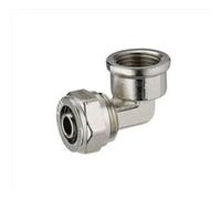 Raccord coudé 90° à compression laiton F 20 x 27 pour tube en multicouche