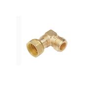 Raccord coudé 90° - BANIDES ET DEBEAURAIN - 238612 - Joint JPG - Entrée M1/2'' / Sortie écrou 1/2'' - Paire DN12