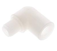 Raccord coudé 90deg G1/4'' mâle x femelle PVDF 10bar (140.5psi) FDA
