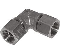 Raccord coudé 90deg G2'' femelle Acier inoxydable haute pression Cône 60° 75bar (1053.75psi) Hydraulique