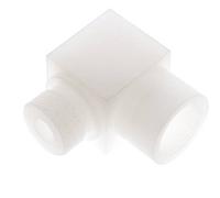 Raccord coudé 90deg G3/4'' mâle x femelle PVDF 10bar (140.5psi) FDA