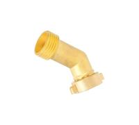 Raccord coudé à 45 degrés pour entrée d'eau de camping-car, raccord de | Connecteur en laiton massif haute pression, corps en polypropylène résistant aux chocs, convient pour camping-car
