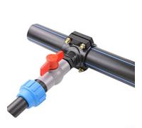 Raccord coudé à 90 degrés avec filetage interne femelle pour tuyaux en polyéthylène utilisés dans les projets d'infrastructure aquatique de jardin et de ferme (32 mm x 1/2")