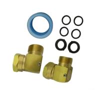 Raccord coudé à 90 degrés, raccord pivotant mâle vers femelle de 1,9 cm pour robinet extérieur, adaptateur à angle droit anti-fuite