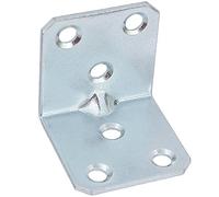 Raccord coudé angle 100 lochwinkel 30 x 30 x 30 x 1,5 mm 6 trous avec nervure