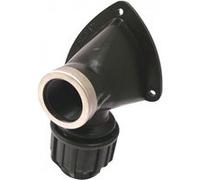 Raccord coudé applique compression plastique F 20 x 27, tube en polyéthylène