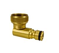 Raccord coudé AquaCraft, filetage femelle 3/4 pouce 1001000024 avec bouchon