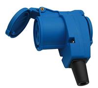 Raccord coudé CEE pour caravane, camping-car, caravane 220 V avec prise Schuko (HA)