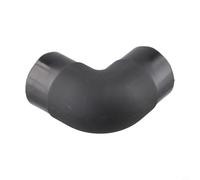 Raccord coudé de sortie en L pour chauffe-air diesel Webasto - 60 mm - Plastique noir pour tuyau CVC