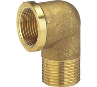 Raccord coudé de tuyau GARDENA 07284-20 laiton 30,3 mm (1) (filet int.), 33,25