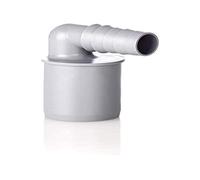 Raccord coudé DN 40. Gris