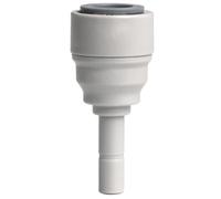 Raccord coudé droit en T 6,35 mm, 9,5 mm, 1,27 cm, raccord rapide POM pour purificateur d'eau d'aquarium (prise 3L8 à 1L4)