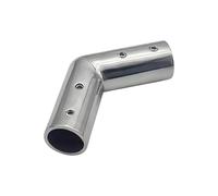 Raccord coudé en acier inoxydable pour yacht - 22 mm/25 mm - Pour réparation de pont et installation de barrière