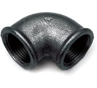 Raccord coudé en fonte 90° 1/2" IG-IG - Équerre robuste en fonte malléable