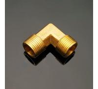 Raccord coudé en laiton à 90° avec filetage femelle x mâle : 1/8", 1/4", 3/8", 1/2", 3/4", 1".
