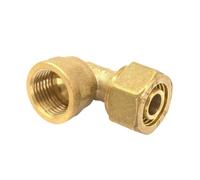 Raccord coudé en laiton PEX-AL-PEX 12-26 mm IDxOD 1/2"-1" BSP femelle