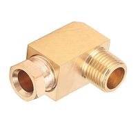 Raccord coudé en laiton rectangulaire carré connecteur bloc adaptateur résistant à la pression durable pour tuyaux d'eau à air et outils pneumatiques (PL618)