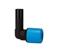 Raccord coudé en polypropylène 32 mm pour tuyau extérieur Ø 32 mm Pression de travail max. 12 bar.