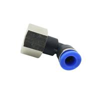 Raccord coudé femelle pneumatique en plastique, filetage R/M, 0-1,0 Mpa, 10 pièces/lot, PLF M5 1/8 1/4 3/8 1/2(PLF4 02 4mm 1-4,G Thread)