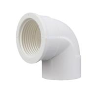 Raccord Coude Femelle PVC For Irrigation Jardin