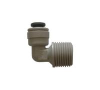 Raccord coudé filetage 3/8" mâle x 1/4" PUSH FIT tuyau semi rigide