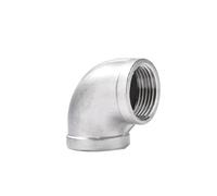 Raccord coudé fileté mâle/femelle en acier inoxydable 304, 45 degrés, 90 degrés, 1/4", 3/8", 1/2", 1".(90 male female elbow,3/8")