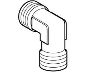 Raccord coudé Geberit R1/2 - G1/2 243543001 pour commande d'urinoir encastré, R 1/2 - G 1/2