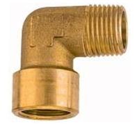 Raccord coudé intérieur/extérieur G/R 1/8, SW 10, pression de fonctionnement max. 60 bar, température de fonctionnement max. 150 °C, laiton vierge.