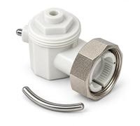 Raccord coudé M30 x 1,5 mm, adaptateur coudé à 90° pour valve de radiateur et thermostat, compatible avec Heimeier, Oventrop, Danfoss