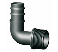 Raccord coudé mâle 20x27 pour tuyau d'arrosage BRICOZOR